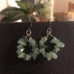 Jade Bead Earring